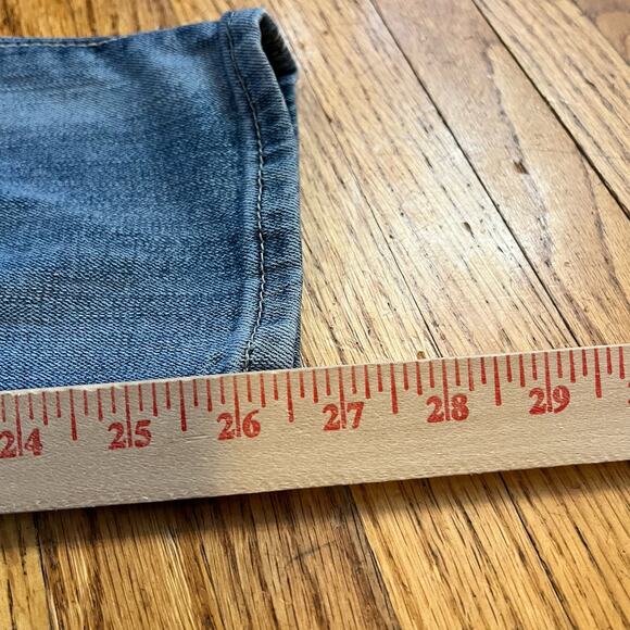 Miss Me Jeans Womens 29 Capri Cropped Bling Western Flap Pocket - Picture 9 of 10